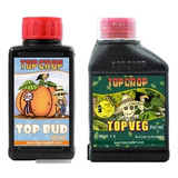 Combo Fertilizantes Top Crop Top Bud 100ml + Top Veg 250ml