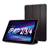 Capa Para iPad 4/3/2 Geração A1458 A1430 A1395 + Pelicula