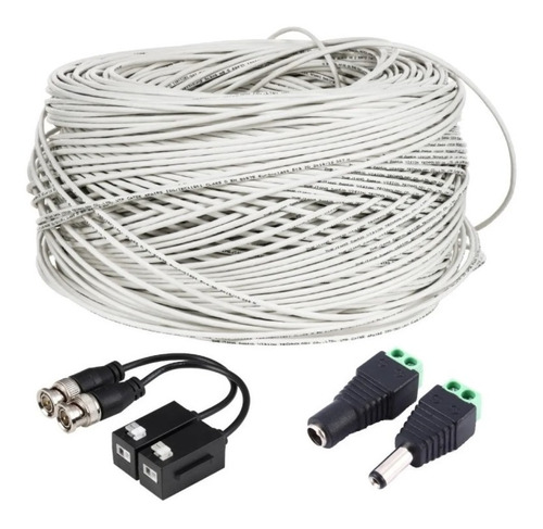 Cable Utp Cat 5 Con Conectores Para Camara 40 Metros