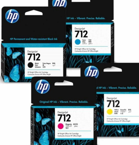 Pack Tinta Hp 712