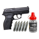 Kit 1500 Balines + 5 Co2 + Pistola De Co2 4.5 Crosman