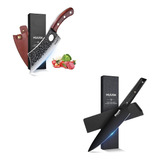 Cuchillos Japoneses, Cuchillo Vikingo Con Funda Con Cuchillo