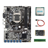 Placa Madre B75 Eth Mining 12xpcie A Usb+cpu+g540+ddr3 De 4