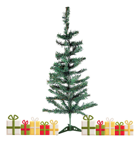 Árvore De Natal Pequena Pinheiro 90cm 70 Galhos