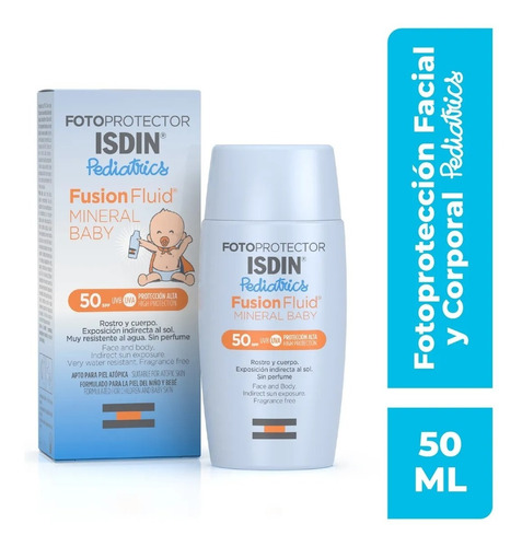 Fotoprotector Isdin Pediatrics Mineral Baby Spf 50 Bebé 50ml