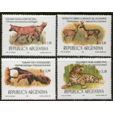 1983 Fauna- Yaguarete Venado Oso - Argentina (serie) Mint