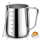 Leche Café Latte Nave Taza Jarra Para Espumar Cocina 350ml