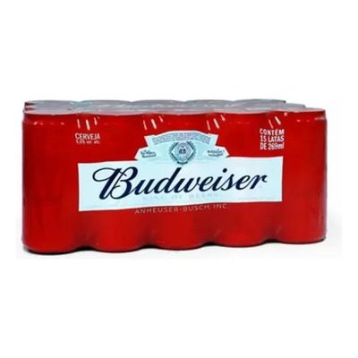 Cerveja Budweiser Lata 269ml Kit Com 15 Unidades | MercadoLivre