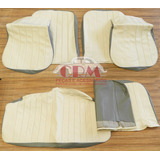 Capas Banco Forros Porta Fusca 1200 59/64 Branco Cinza