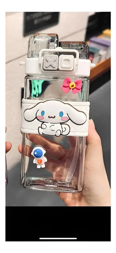 Botella Termo Agua Kuromi Sanrio 520 Portátil Bote Niña Niño