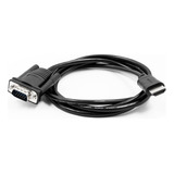 Cabo Conversor Hdmi Macho Para Vga Macho 1.80 Metros Banhado