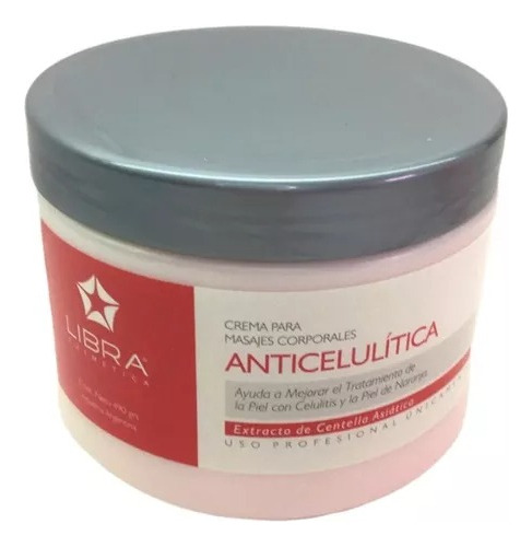 Crema Masajes Anticelulíca X 250gr Libra