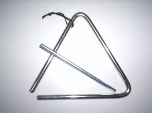 Triangulo Metálico Percusión  De 20 Cm P-02