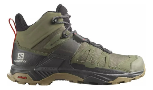 Botas Senderismo Salomon X Ultra 4 Mid Gtx Verde Hombre L417