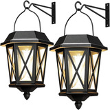 Lampara Pared Teklaps Solar Wall Lantern Lights 2 Pack