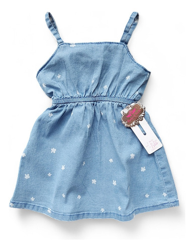 Jardineira Saia Vestido Jeans Infantil Bebê Menina - Lindo!!