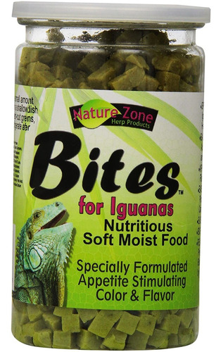 Nature Zone Snz54631 Iguana Bites Soft Moist Food, 9-ounce