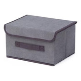 Caja Organizadora De Tela Con Tapa Plegable