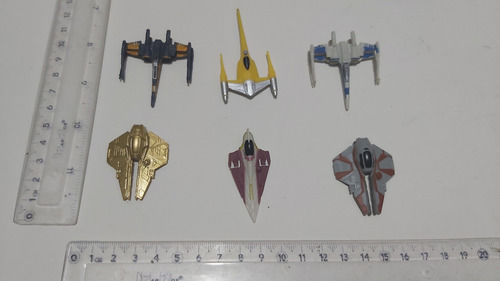 Naboo Fighter X Wing Jedi Fighter Micromachines Set