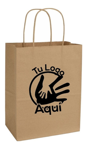 100 Bolsas Estampadas Personalizadas Tnt  40x30x10 Cm 