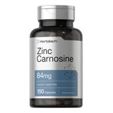 Horbaach Zinc Carnosina Carnosine 84 Mg Con 120 Cápsulas