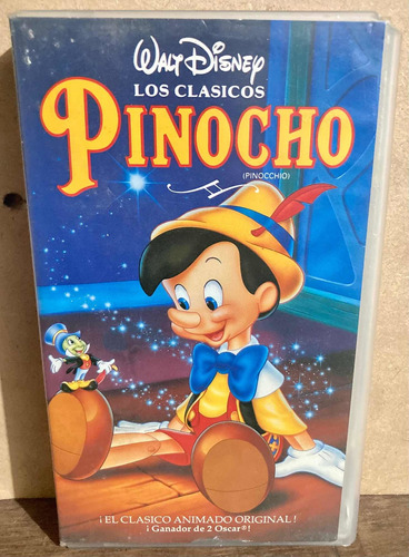 Película Vhs Pinocho Clásicos Disney Original De Colección