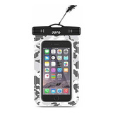 Funda Impermeable Universal Para Smartphones /camuflado Gris