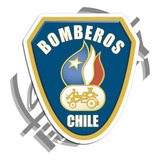Autoadhesivo Bomberos De Chile