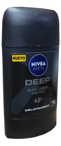 Desodorante Nivea Men Barra Deep Black Carbon