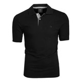 Camisa Polo Masculina Ogochi Essencial Preta - 00700