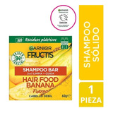 Shampoo Solido Fructis Hair Food Garnier Banana 60gr