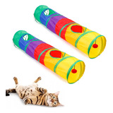 Juguetes Para Gatos Con Forma De Túnel Laberíntico De Colore