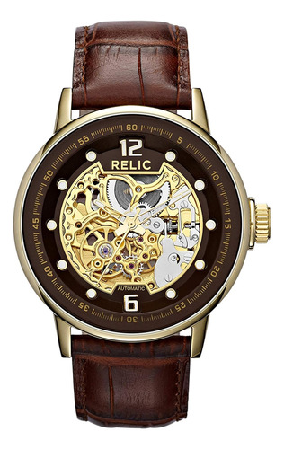 Reloj Pulsera  Relic By Fossil Zr77241 Doradomarrón