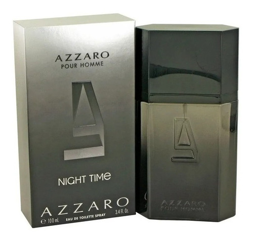 Perfume Azzaro Pour Homme Night Time For Men Edt 100ml - Original