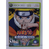 Naruto Rise Of Ninja Xbox 360 Mídia Física Impecável 