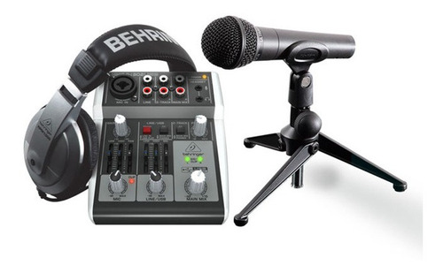 Kit Para Home Studio Behringer Usb Podcastudio 2