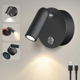 Lámpara De Pared Led Con Pilas Recargable Y Regulable