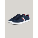 Tenis Azul Con Cinta Distintiva De Hombre Tommy Hilfiger