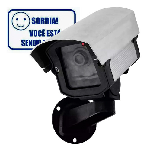 2pcs Micro Câmera Falsa Com Led P/ Segurança