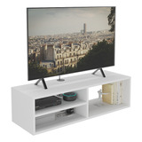 Rack Suspenso Com Nicho Para Tv, Dvd, Video Game 100% Mdf