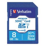 Memoria Micro Verbatim 8gb 30mb/s  200x Read 