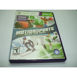 Jogo Motion Sports Play For Real Xbox 360 Kinect Sensor