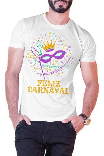 Playera Carnaval Fiesta Baile Desfile Antifaz Blanco Negro