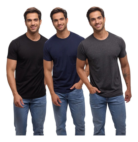 Pack 3 Playeras Basicas Para Hombre Premium - Alfani 9021-3