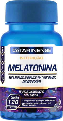 Melatonina - Matéria Prima Importada Extra Forte - 120 Cáps