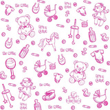 Papel Encerado Baby Pink 100 Pliegos