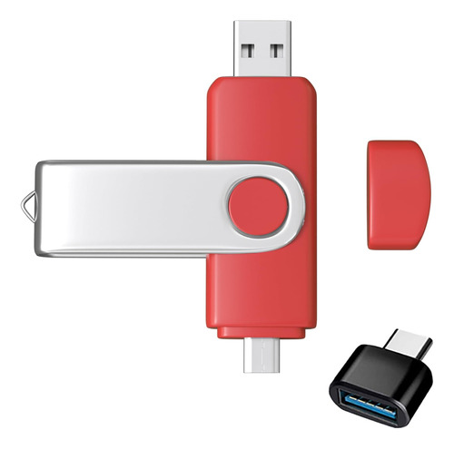 Unidad Flash Usb De 512 Gb, Usb 2.0 De Alta Velocidad 3 En 1