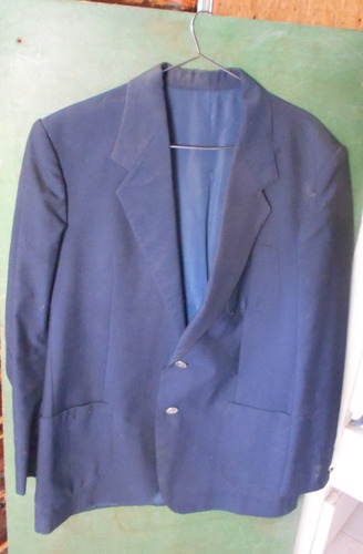 Saco De Vestir Azul Osc. Talle 52 -hombre-  -en Pilar