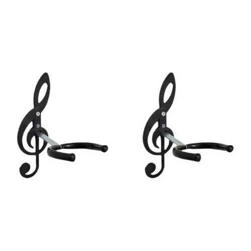 2 Suporte De Violão De Parede Violão ,baixo , Clave De Sol