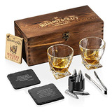 Set De Regalo Whisky Stones Para Hombre | Juego De Piedra Y 